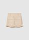 Minigonna beige cargo_3