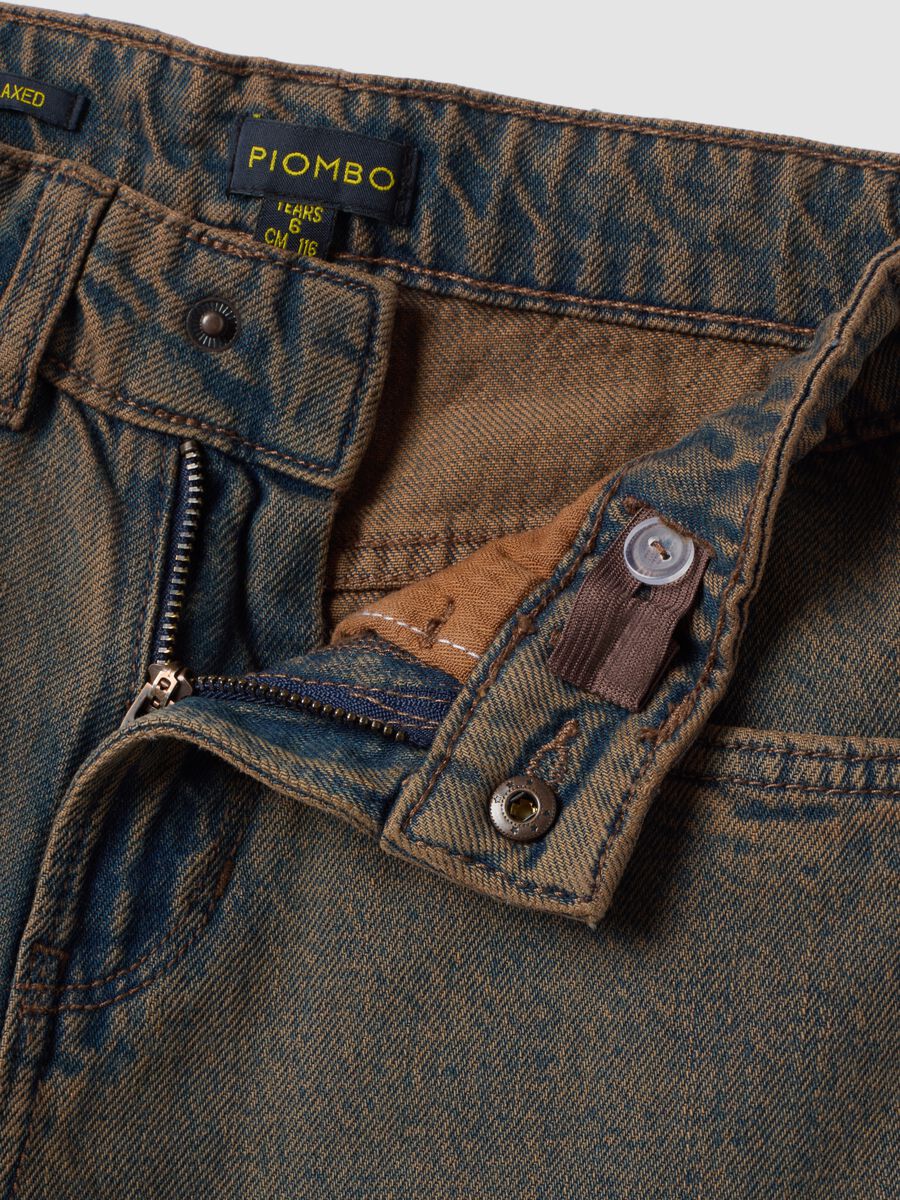 Grey pure cotton regular-fit jeans_4