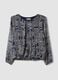 Blue geometric-print blouse with long sleeves, regular fit_0
