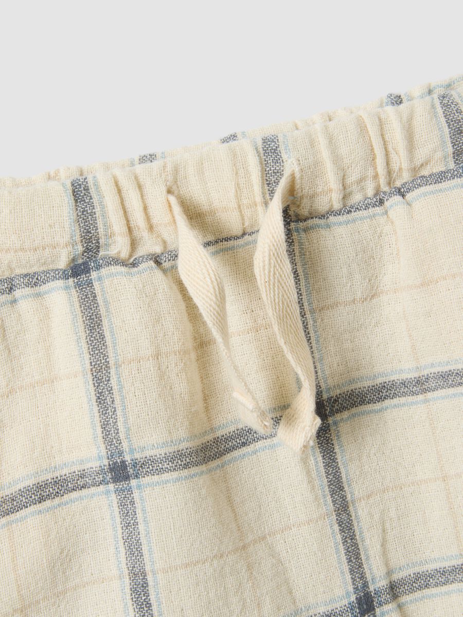 Set in puro cotone blu per neonato_3