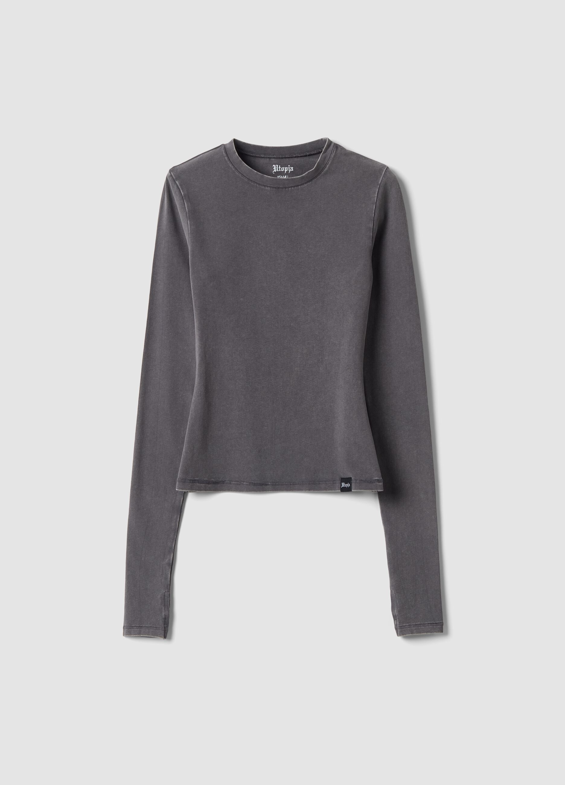 Perfect Longsleeve Washed Grey