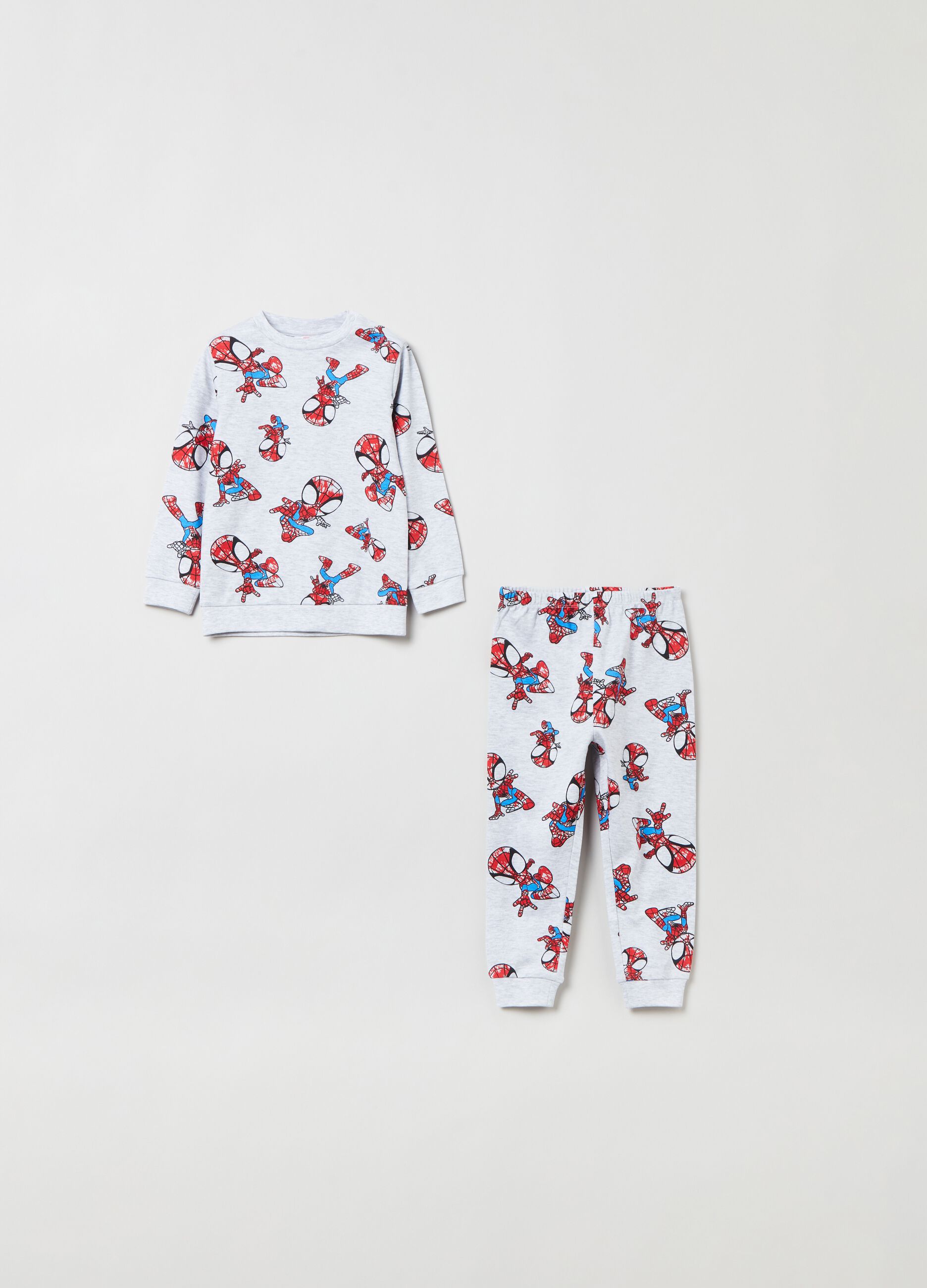Pigiama lungo con stampa Spidey