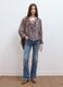 Light Blue Stretch Cotton Bootcut Jeans_0