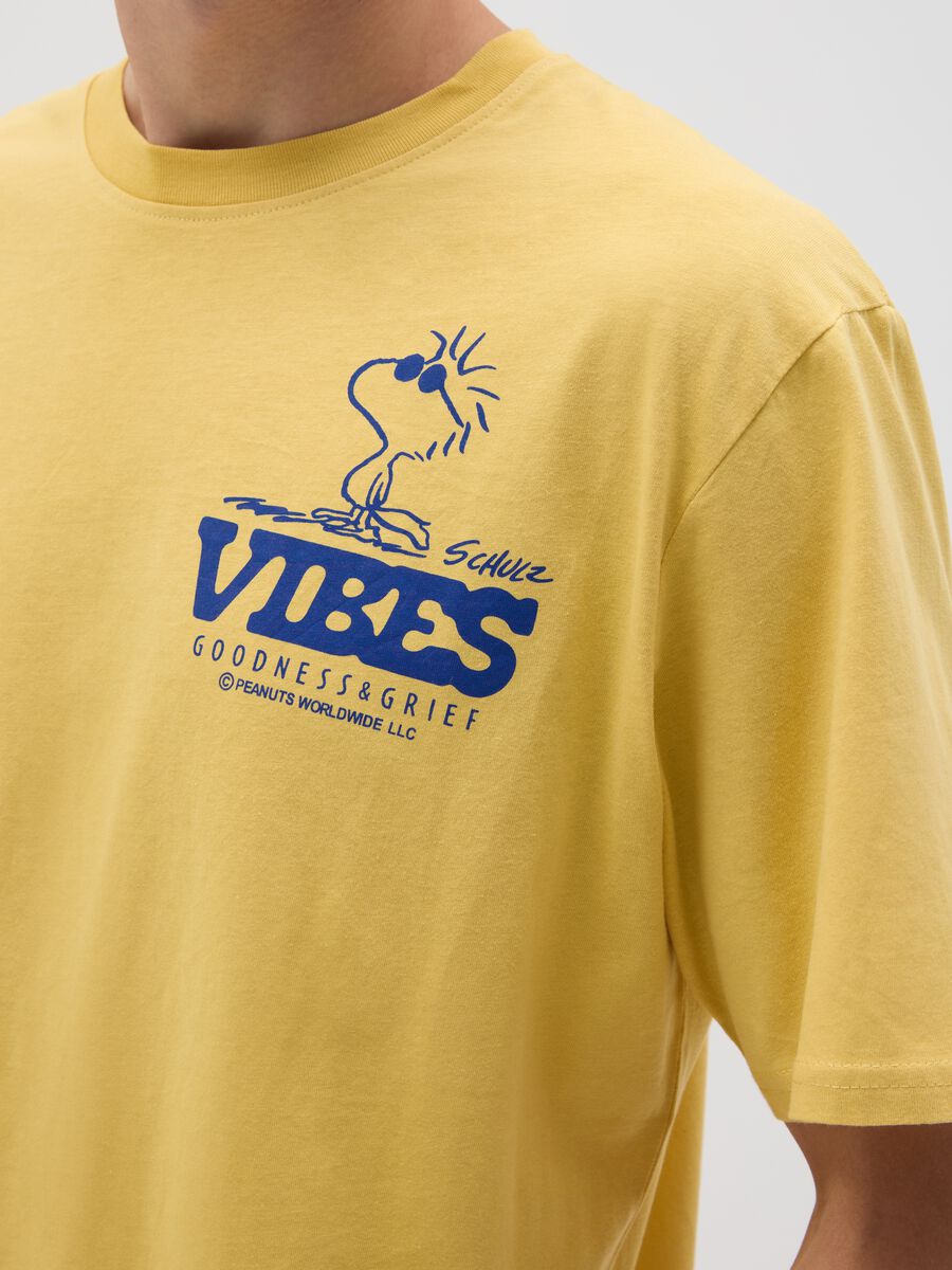 Yellow Pure Cotton T-shirt Relaxed Fit_3