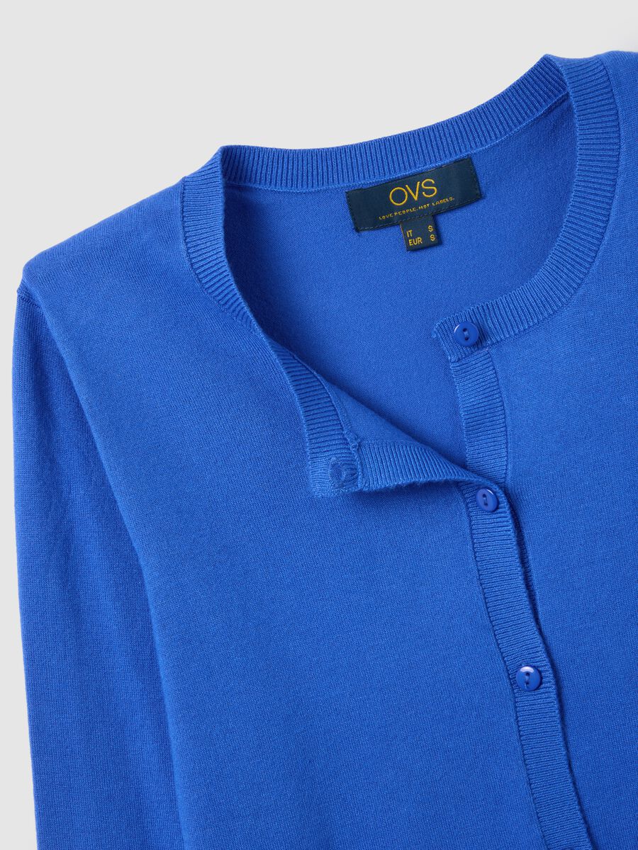 Cardigan blu regular fit_5