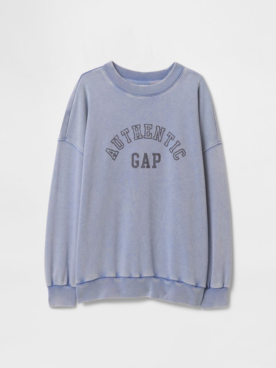 Blue Sweatshirt with Authentic GAP Logo_4