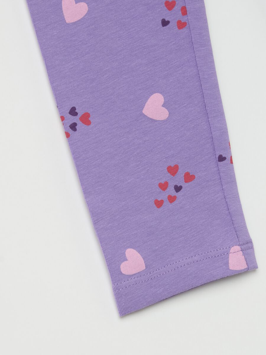 Two-pack leggings in stretch cotton_3