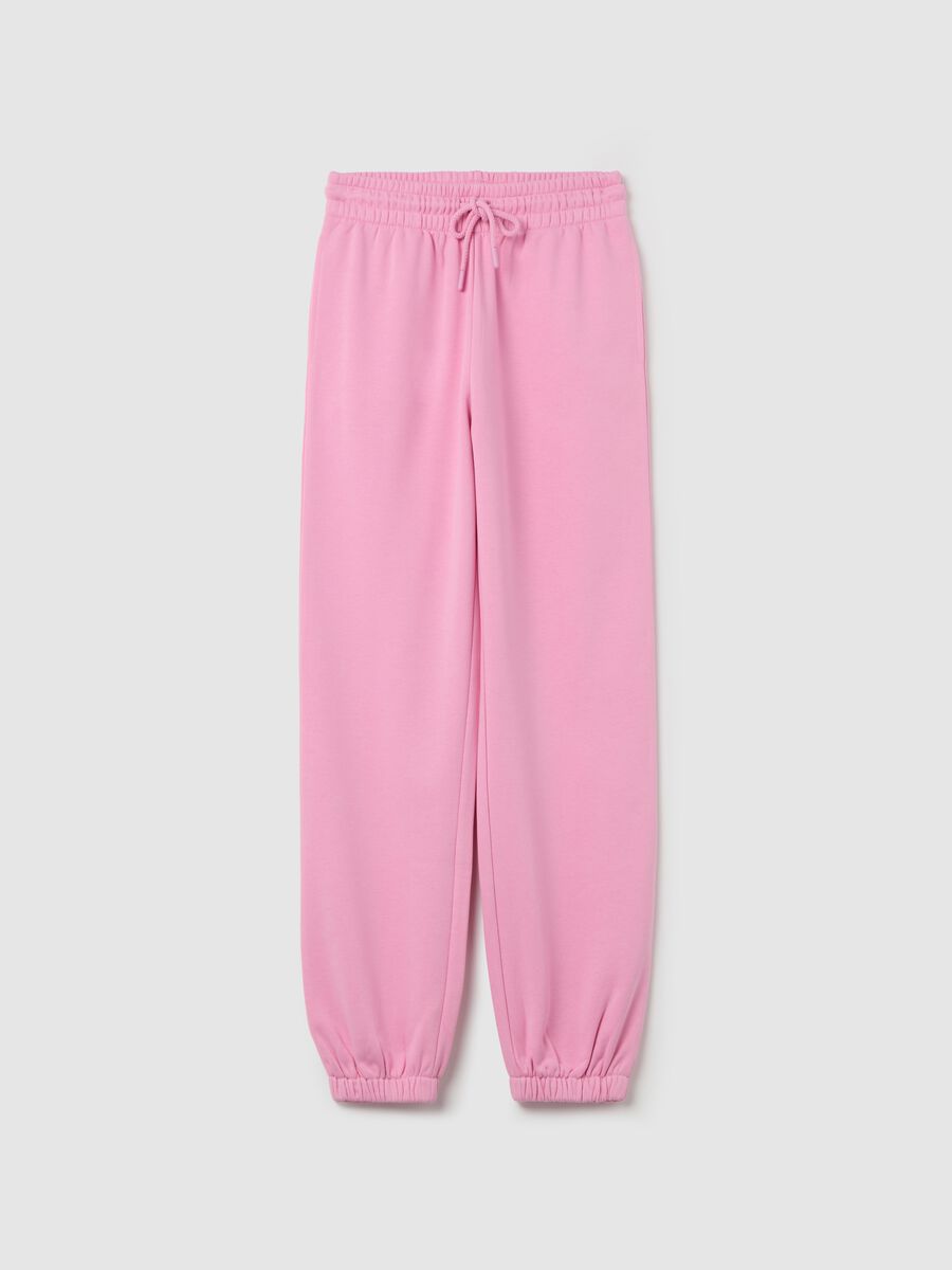 Essential joggers in fleece with drawstring_4