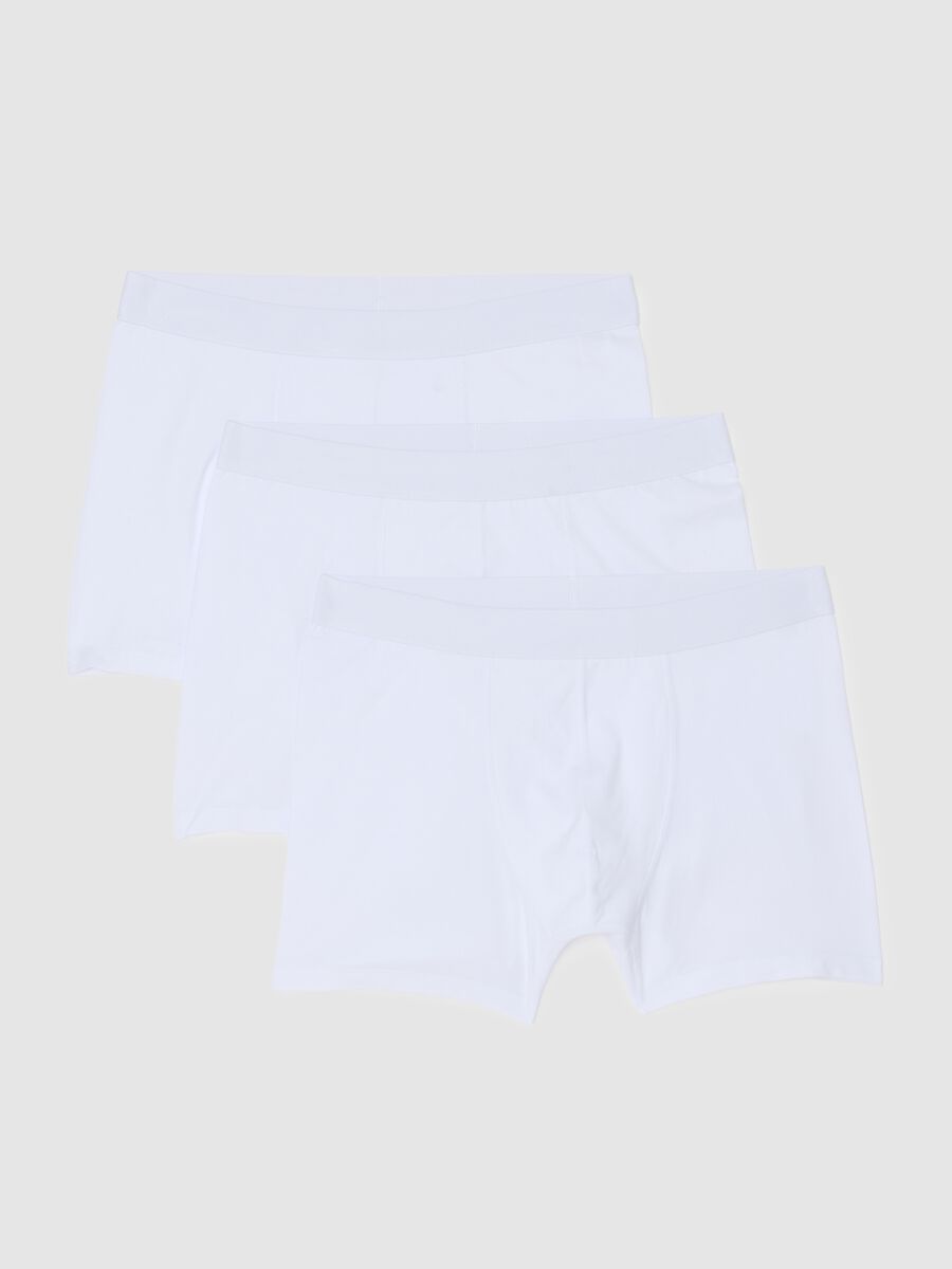 Regular Fit White Cotton Stretch Boxer Two-Pack Set_4