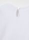Girls' white pure cotton regular fit top with print_3