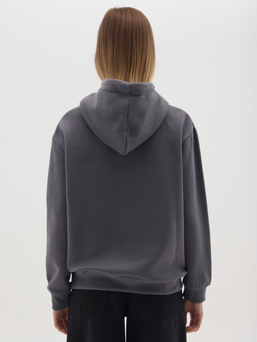 Grey cotton blend sweatshirt regular fit with Hard Rock Cafe logo_2