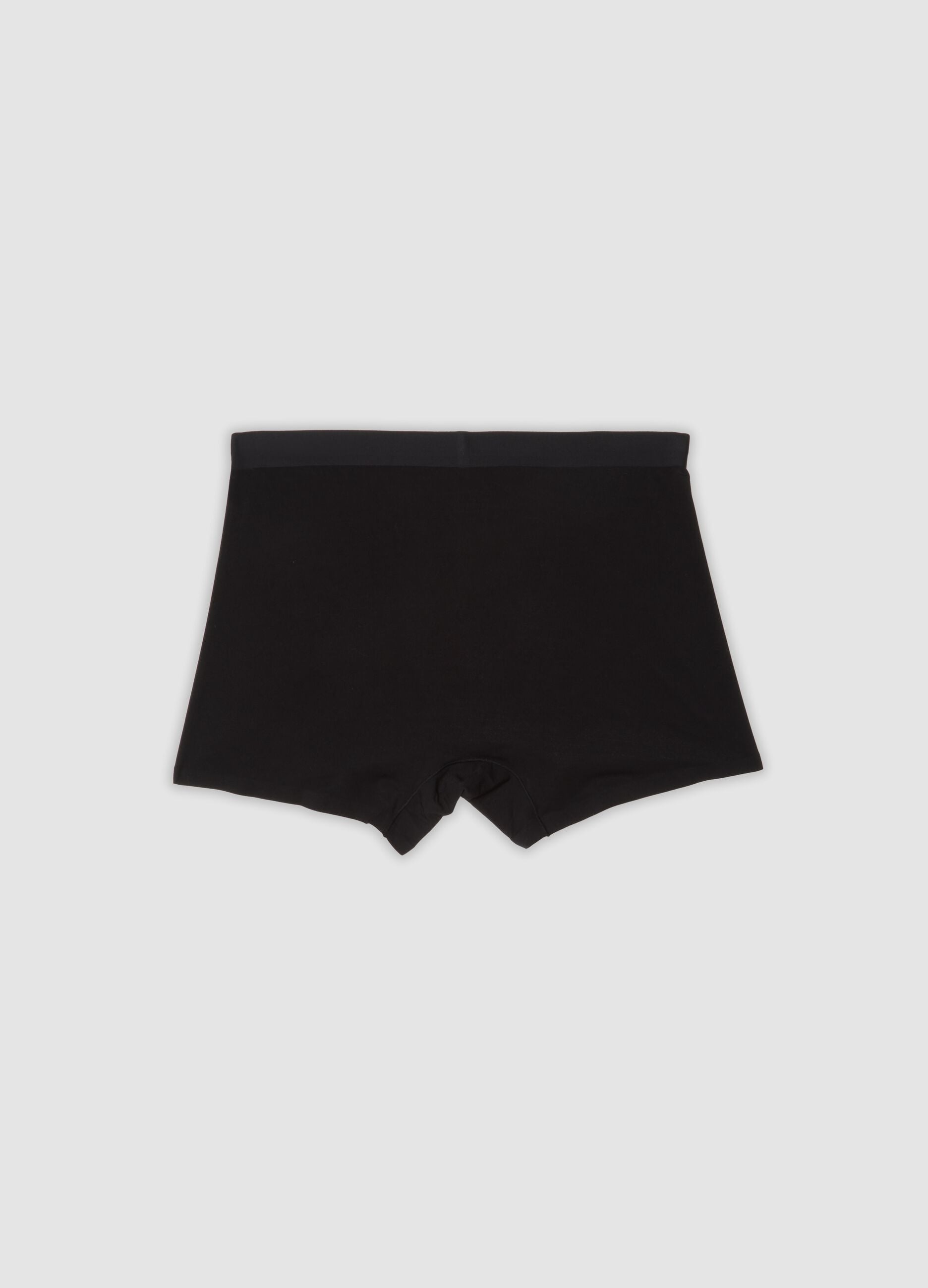 2-pack of black stretch modal boxer shorts