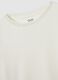 Pure cotton white regular fit T-shirt_5