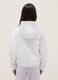 White Hooded Regular Fit Girls' Jacket_1