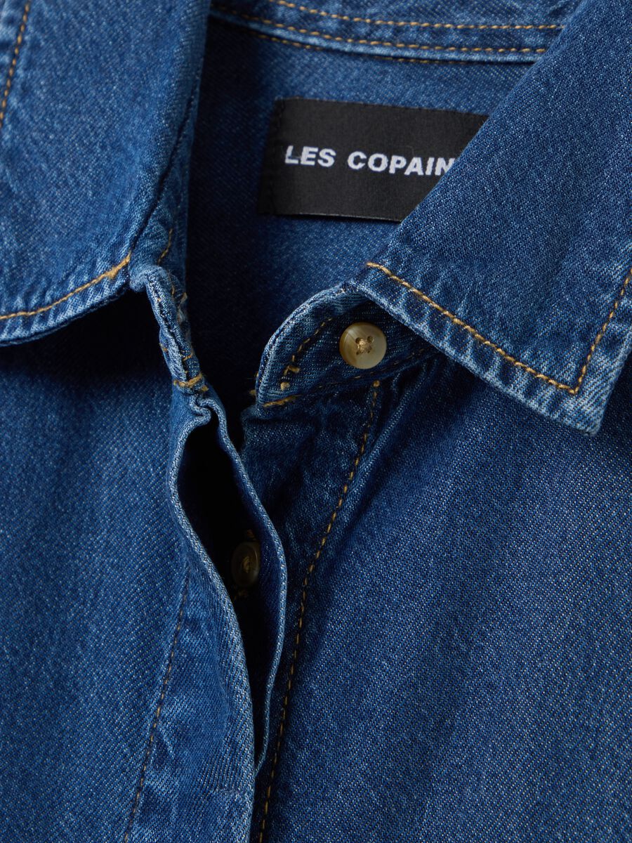 Women's Oversize Blue Denim Shirt_1