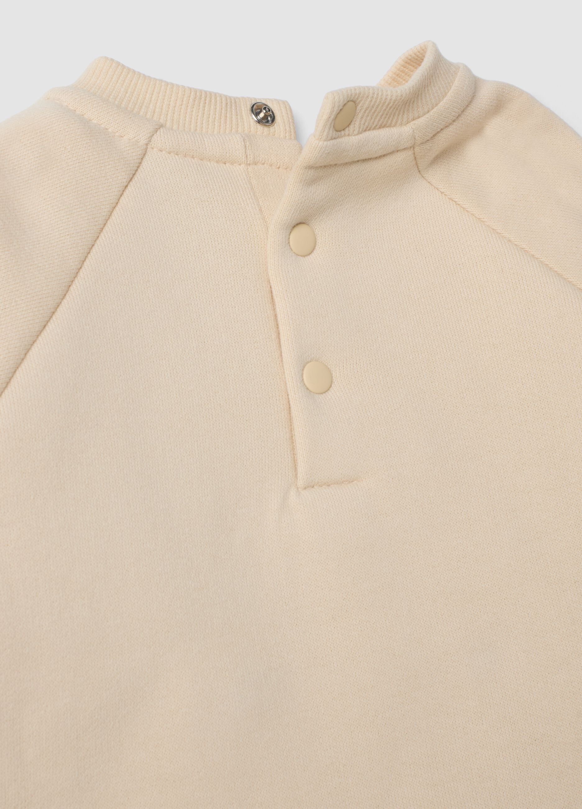 Brown two-piece set in pure organic cotton