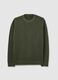 Grey-green wool blend sweater, regular fit_4