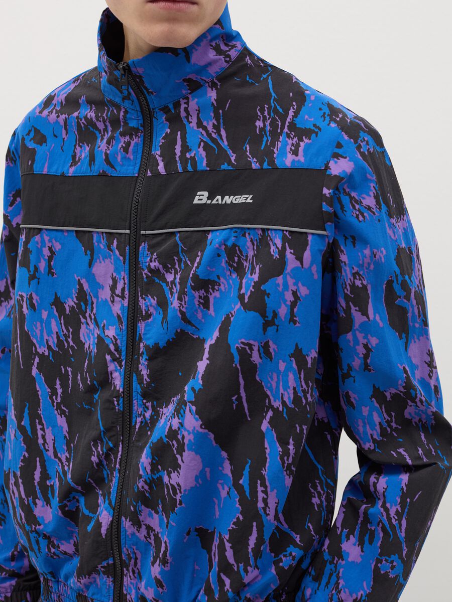 B.ANGEL X THE SEA BEYOND tie-dye full-zip sweatshirt with print_3
