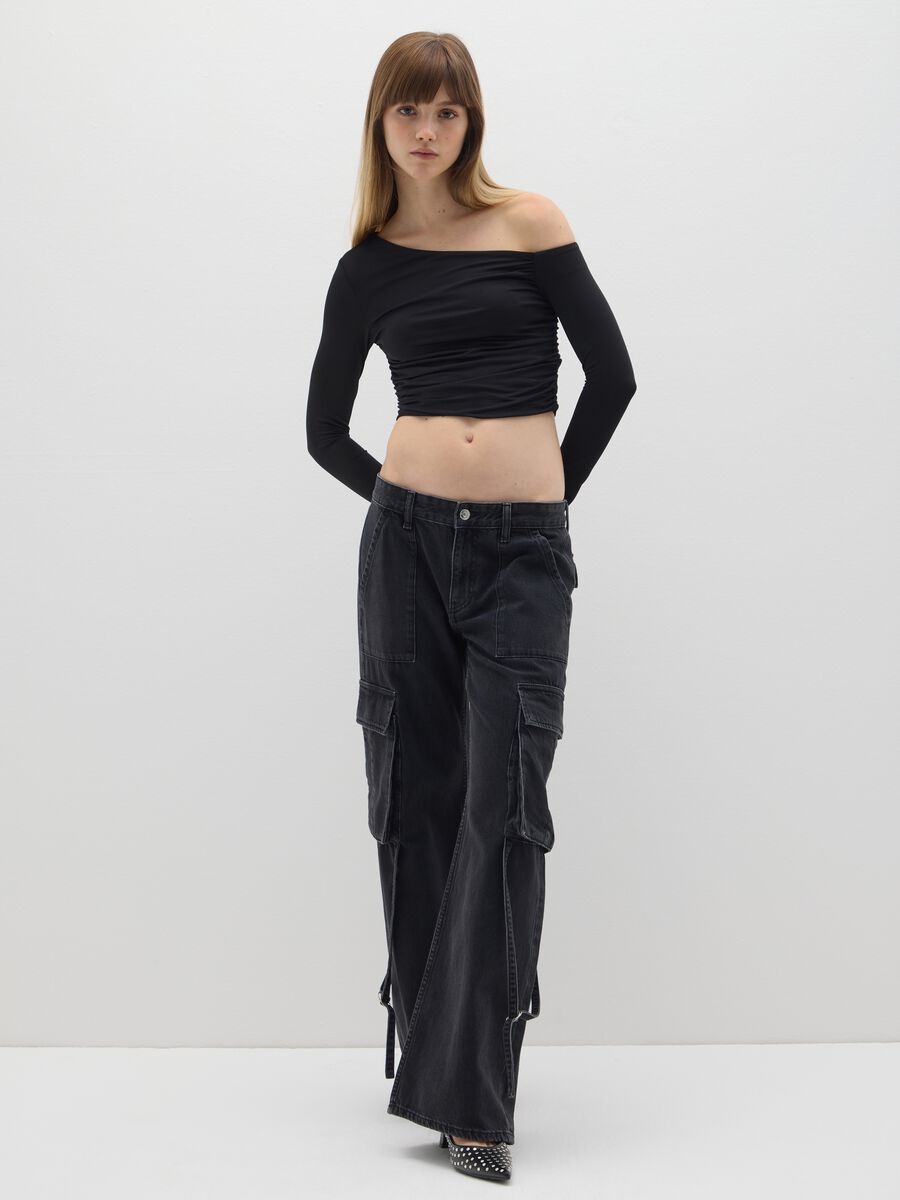 Black One-Shoulder Top_2