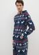 Multicolour fleece pyjamas with regular fit and Christmas pattern_3
