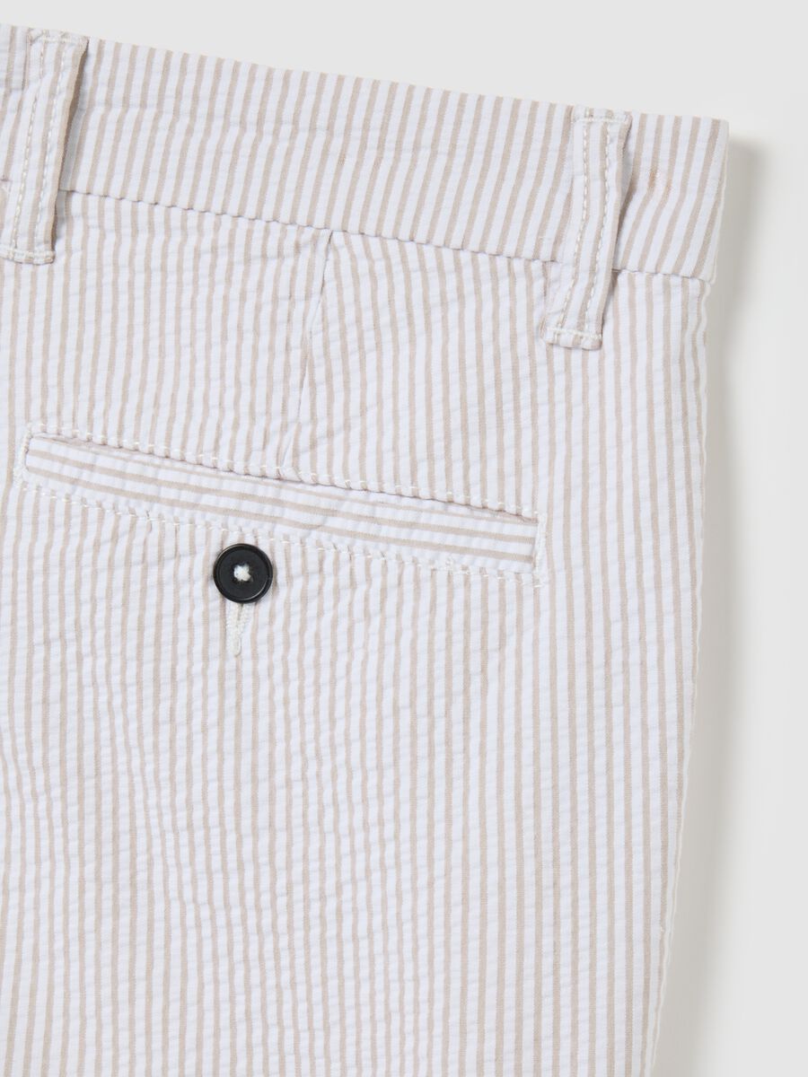 Bermuda da uomo in cotone elasticizzato multicolor regular fit_1