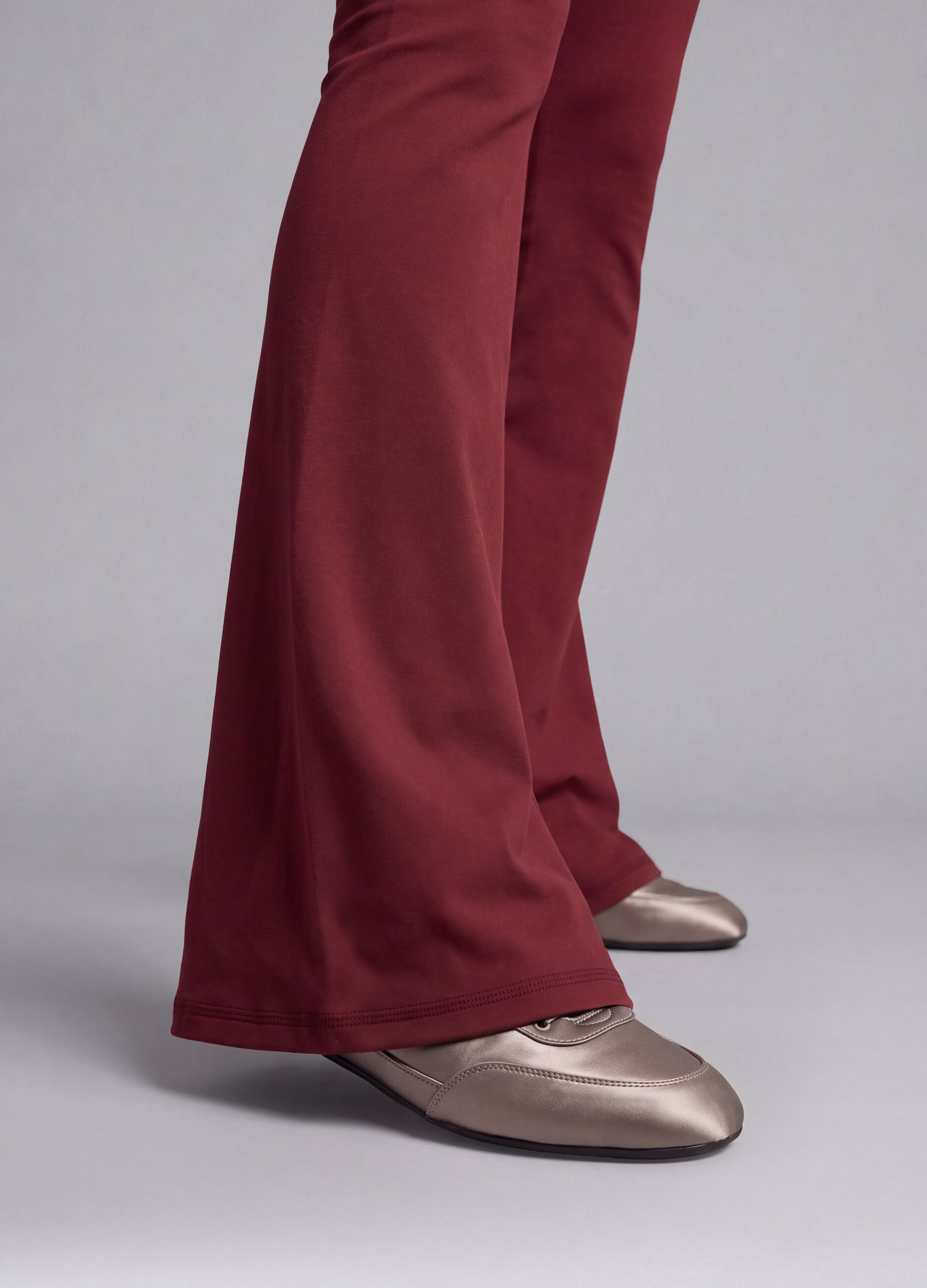 Leggings rossi flare in tessuto elasticizzato traspirante ALTAVIA STUDIO