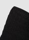 Black pure cotton bandeau knit top_5