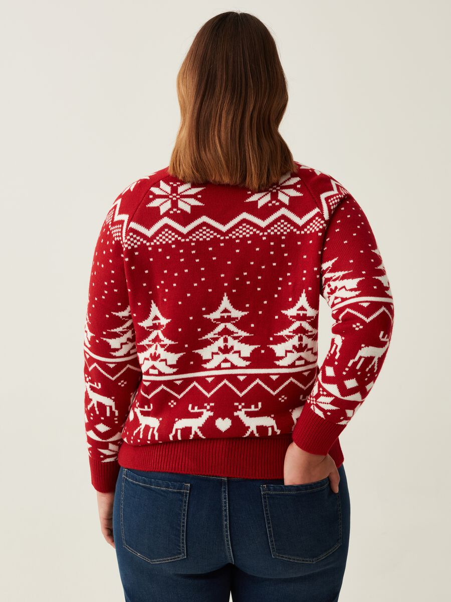 Christmas Jumper con disegno jacquard Curvy_2
