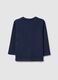 Children's T-shirt in pure blue cotton regular fit_1