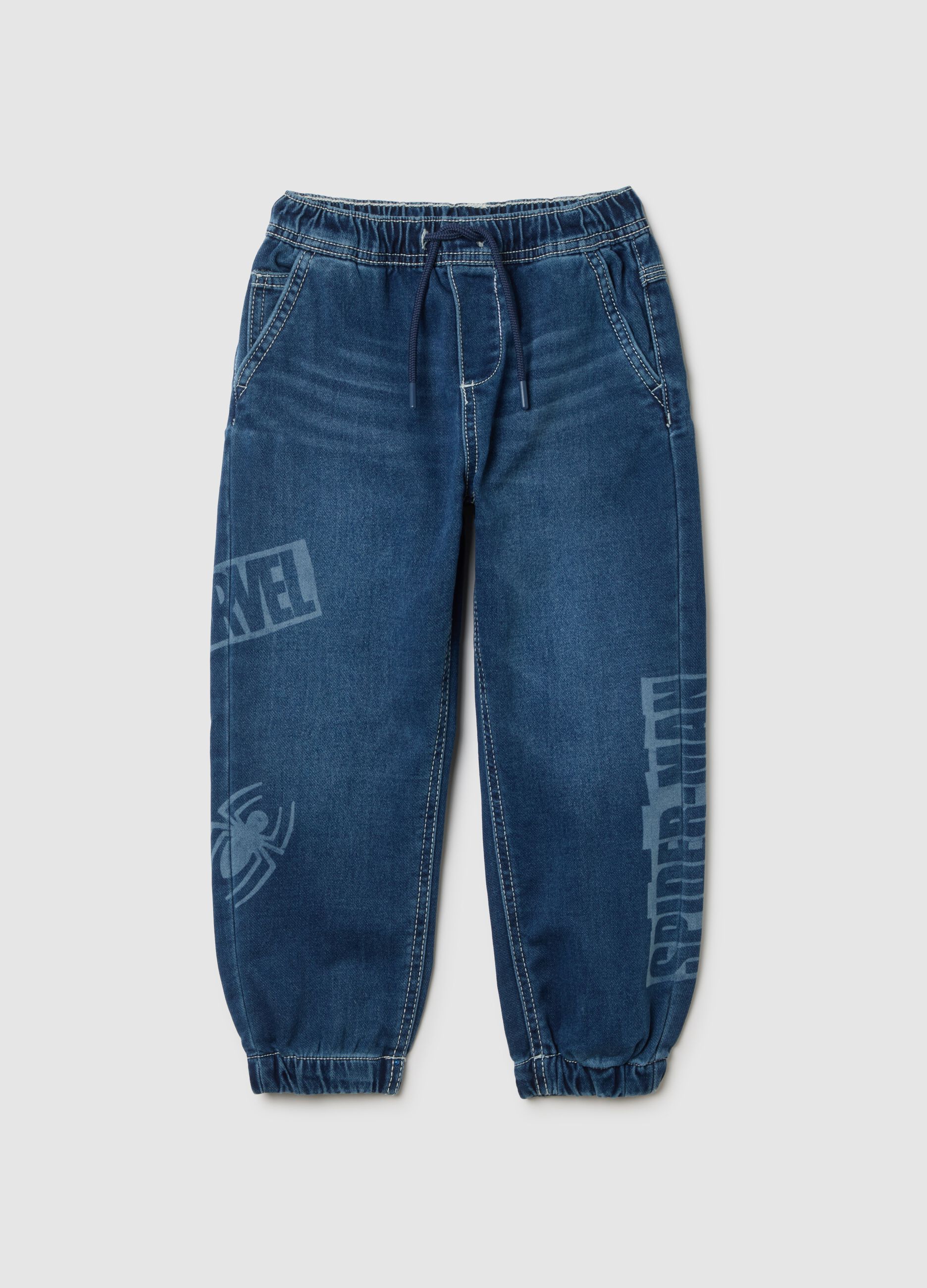 Children's blue denim jeans with regular fit