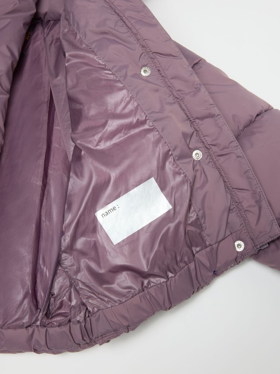 Malva Purple Kids' The Iconic Puffer Jacket with Hood_4