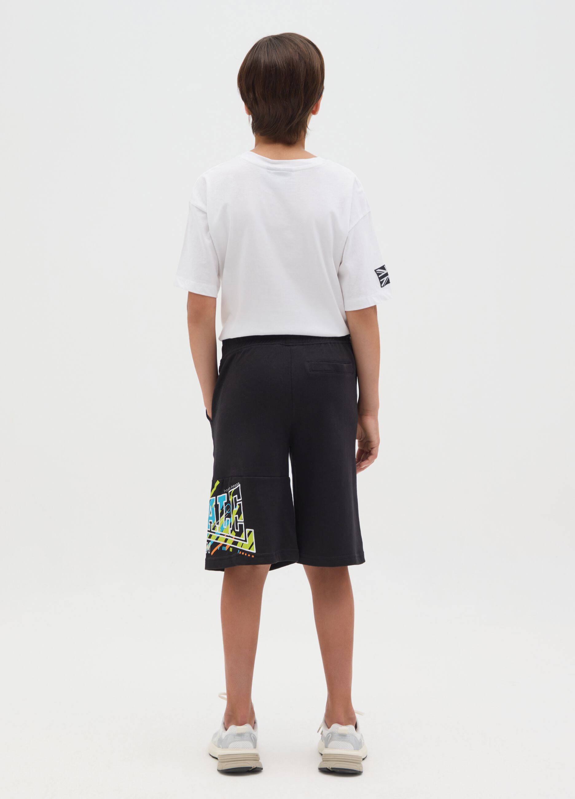 Black Lonsdale cotton shorts