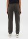 Regular fit green jogger trousers with elasticated waist_2