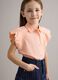 Girls' regular fit pink pure cotton blouse_1