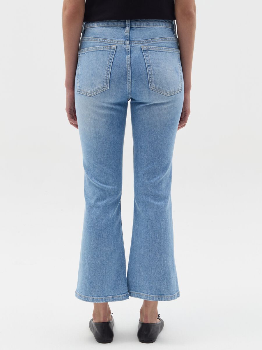 Cropped flare-fit jeans_3