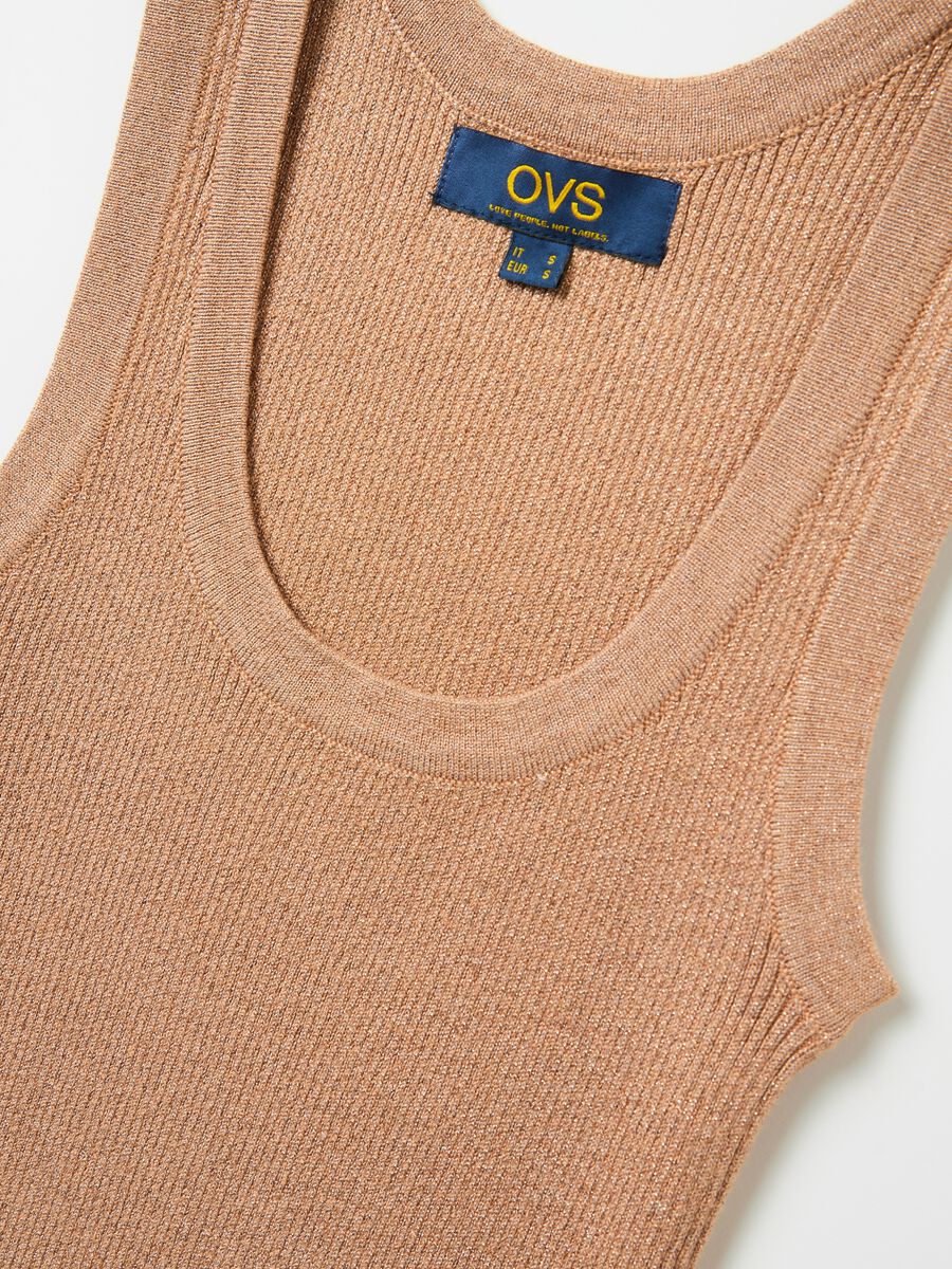 Ribbed tank top with lurex_5