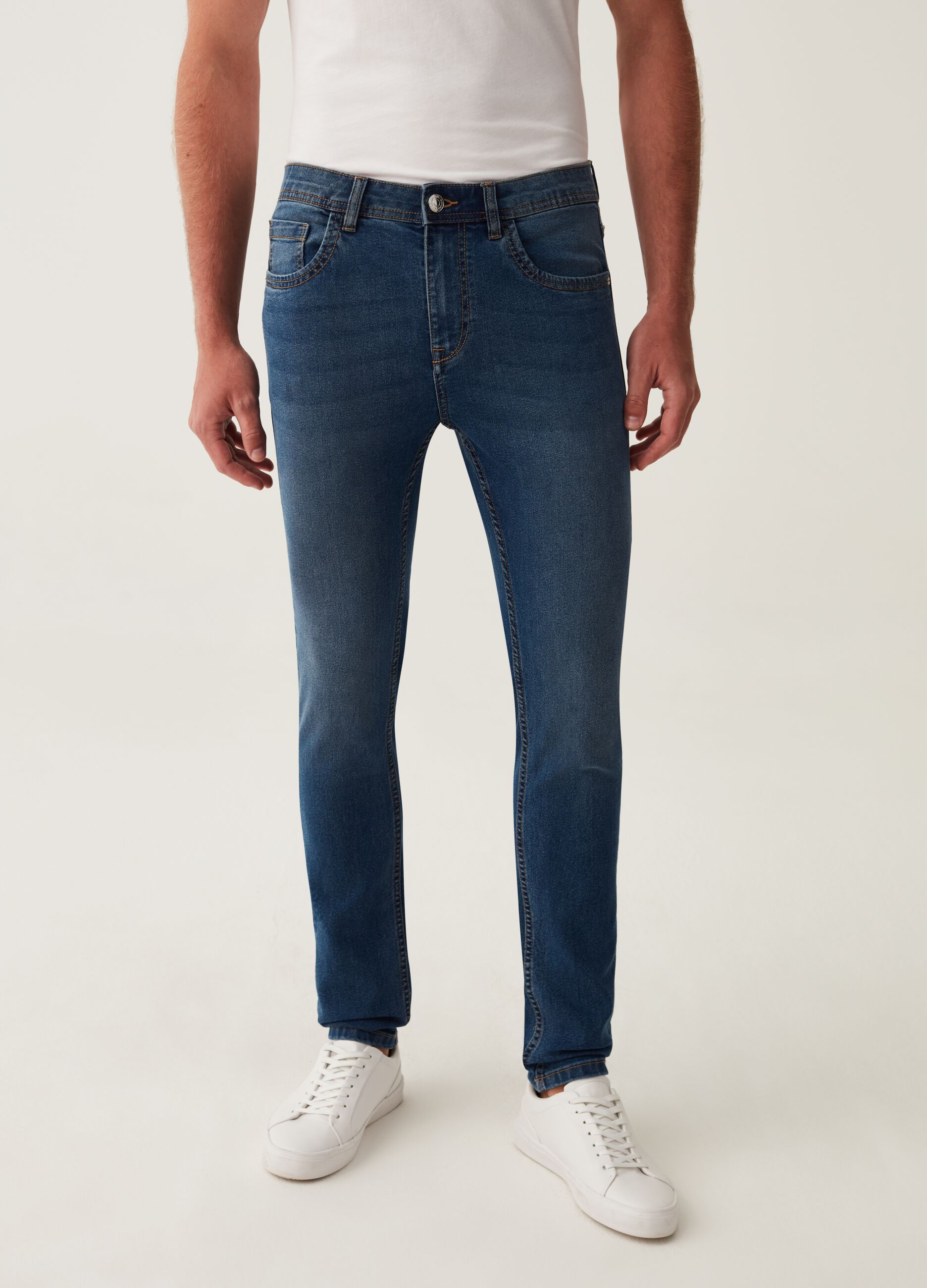 Jeans super skinny fit cinque tasche_1