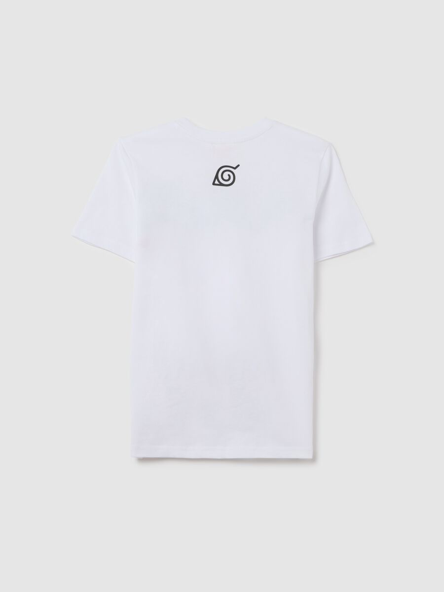 T-shirt da ragazzo in puro cotone bianca oversize_4