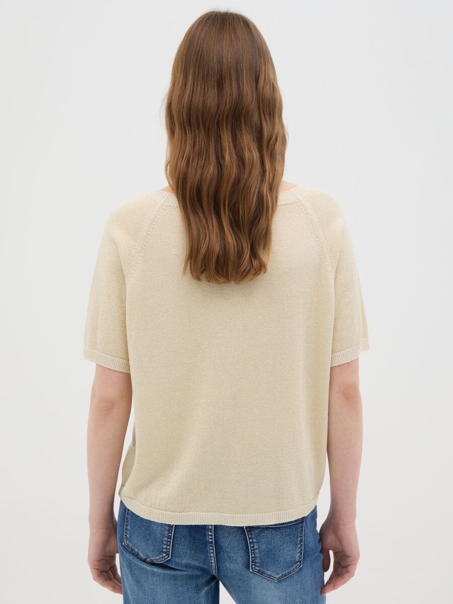 Women's multicolour regular fit top with boat neckline_2