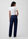 Straight-leg pure cotton denim jeans_2
