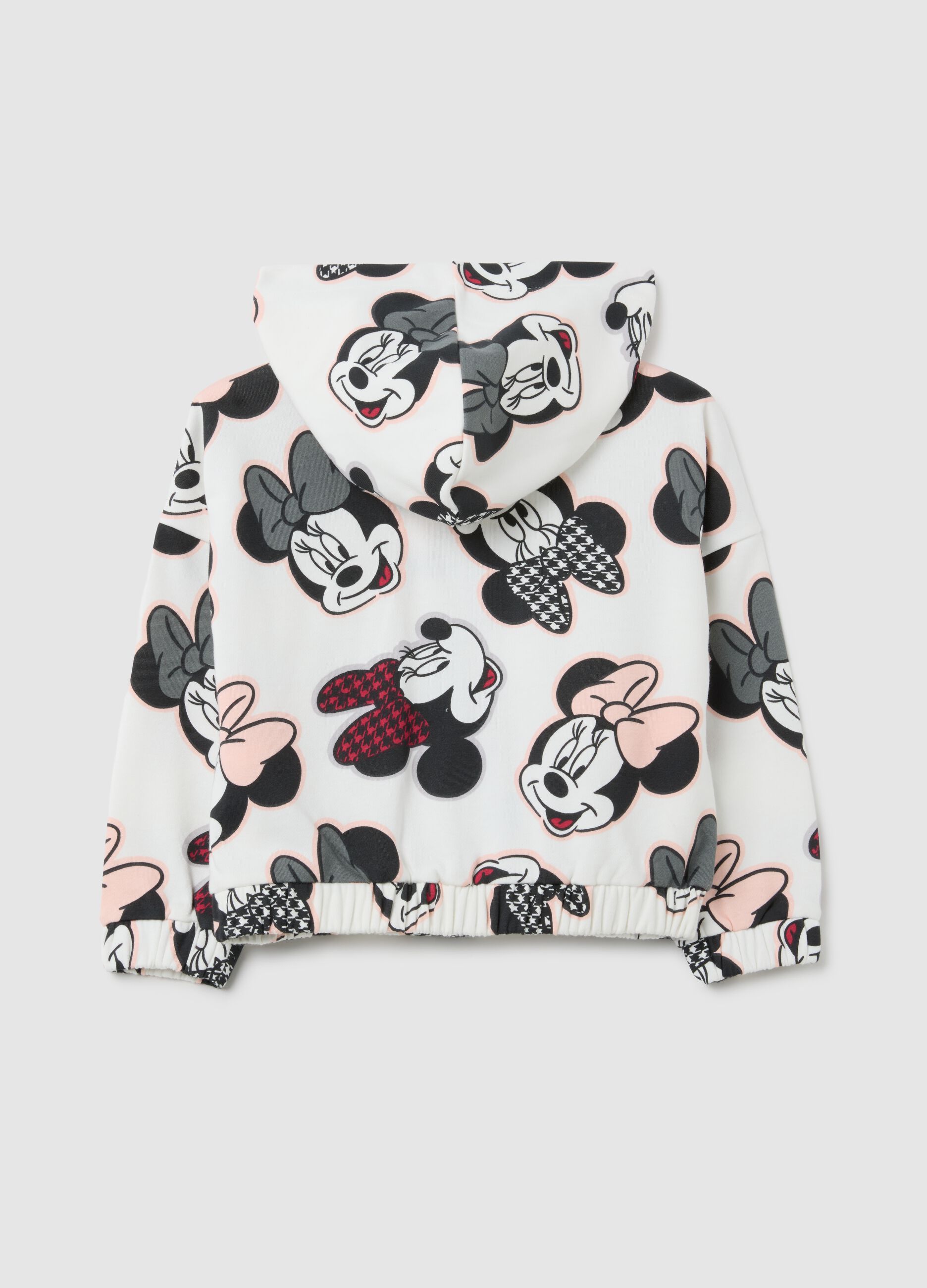 Girls' multicolour cotton blend sweatshirt regular fit with Minnie