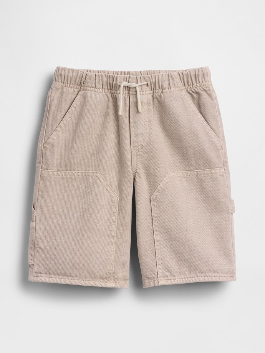 100% cotton cargo shorts_3