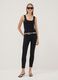 Black skinny-fit stretch cotton and viscose jeans_1