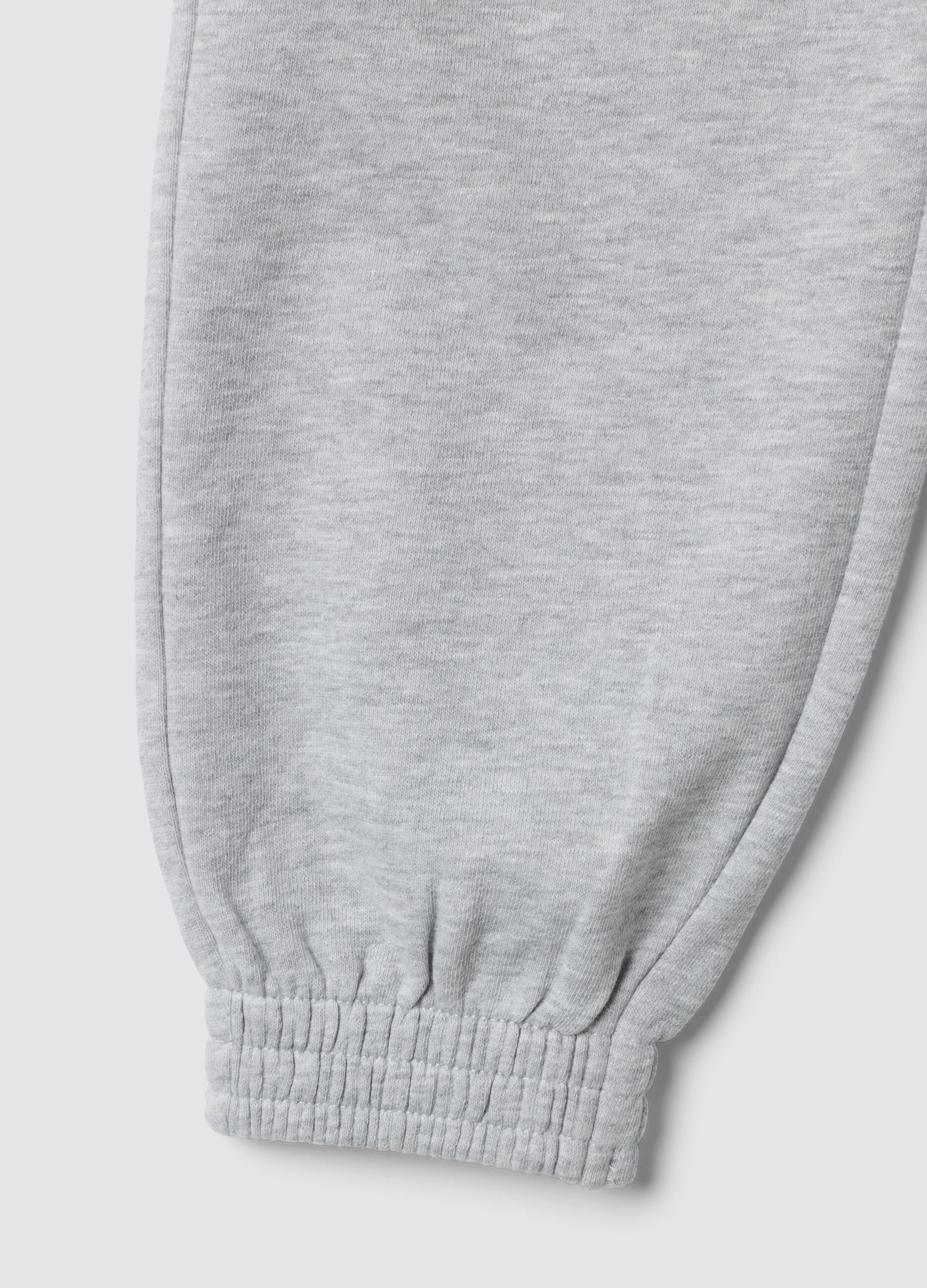 Grey organic cotton joggers
