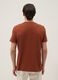 T-shirt rossa in puro cotone a maniche corte regular fit_3