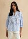 Multicolour pure cotton regular fit shirt with floral design_2