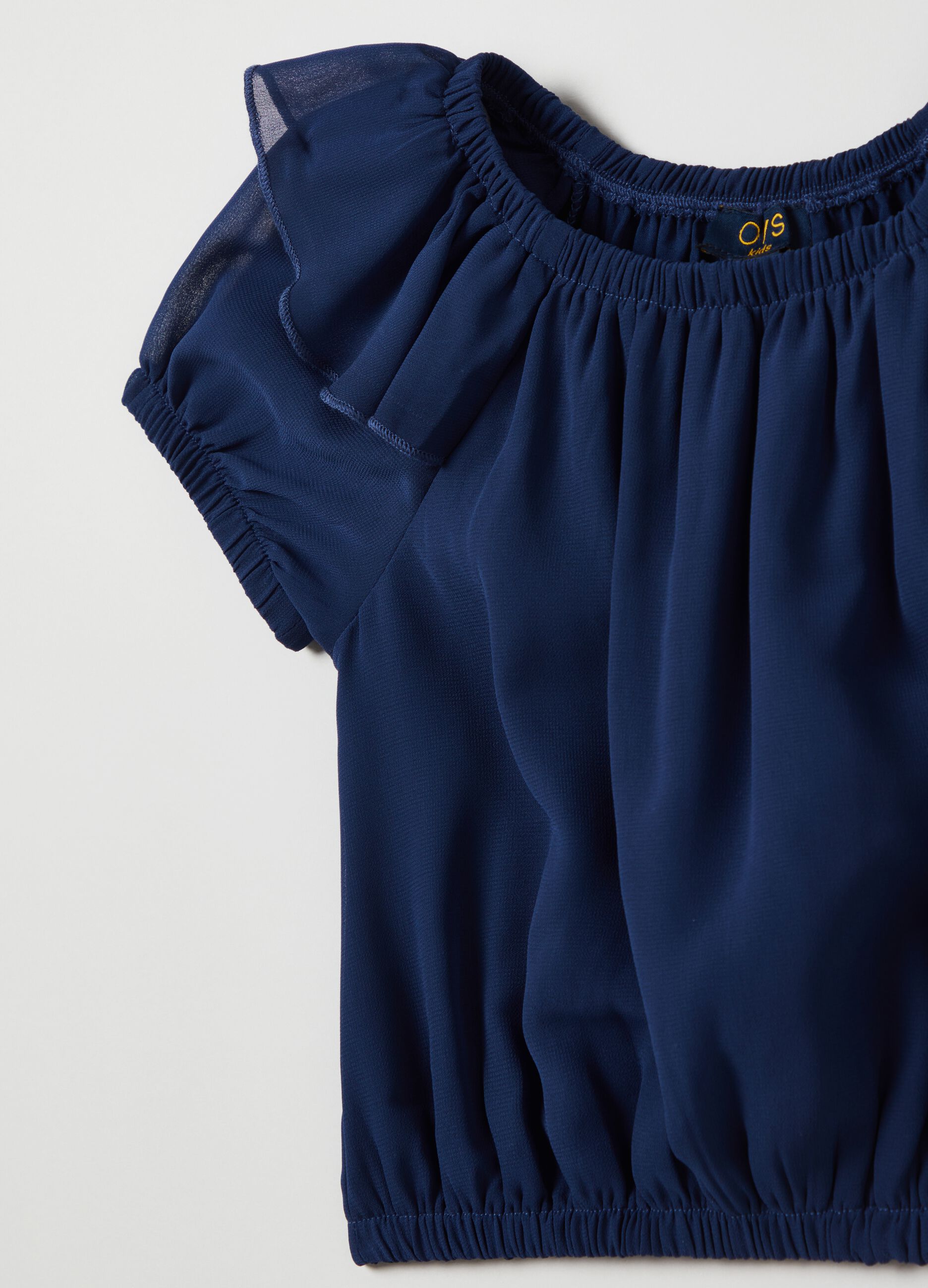 Blusa in organza con volant_2