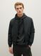 Black Regular Fit Bomber with Zip_1