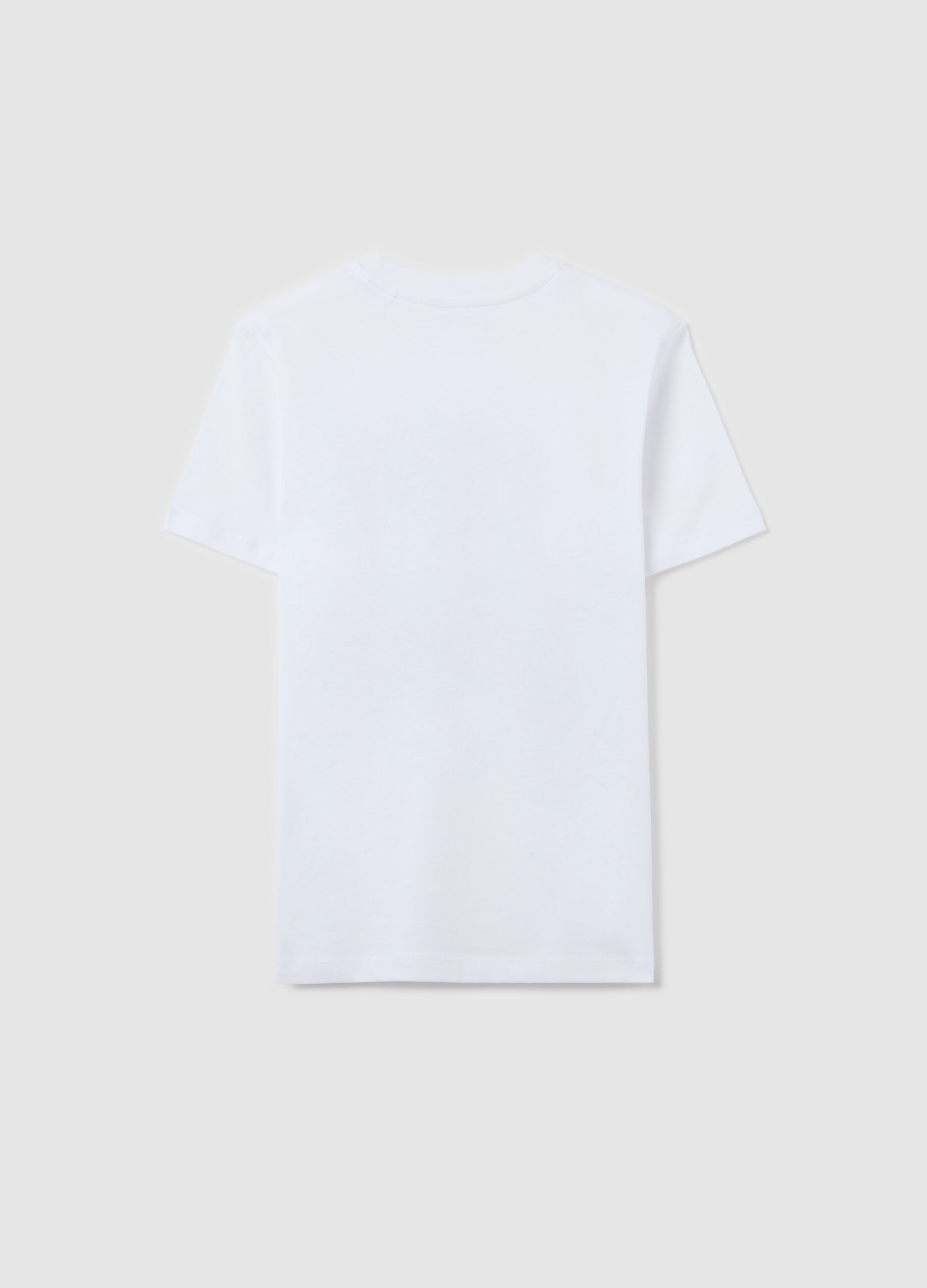 Cotton T-shirt with print