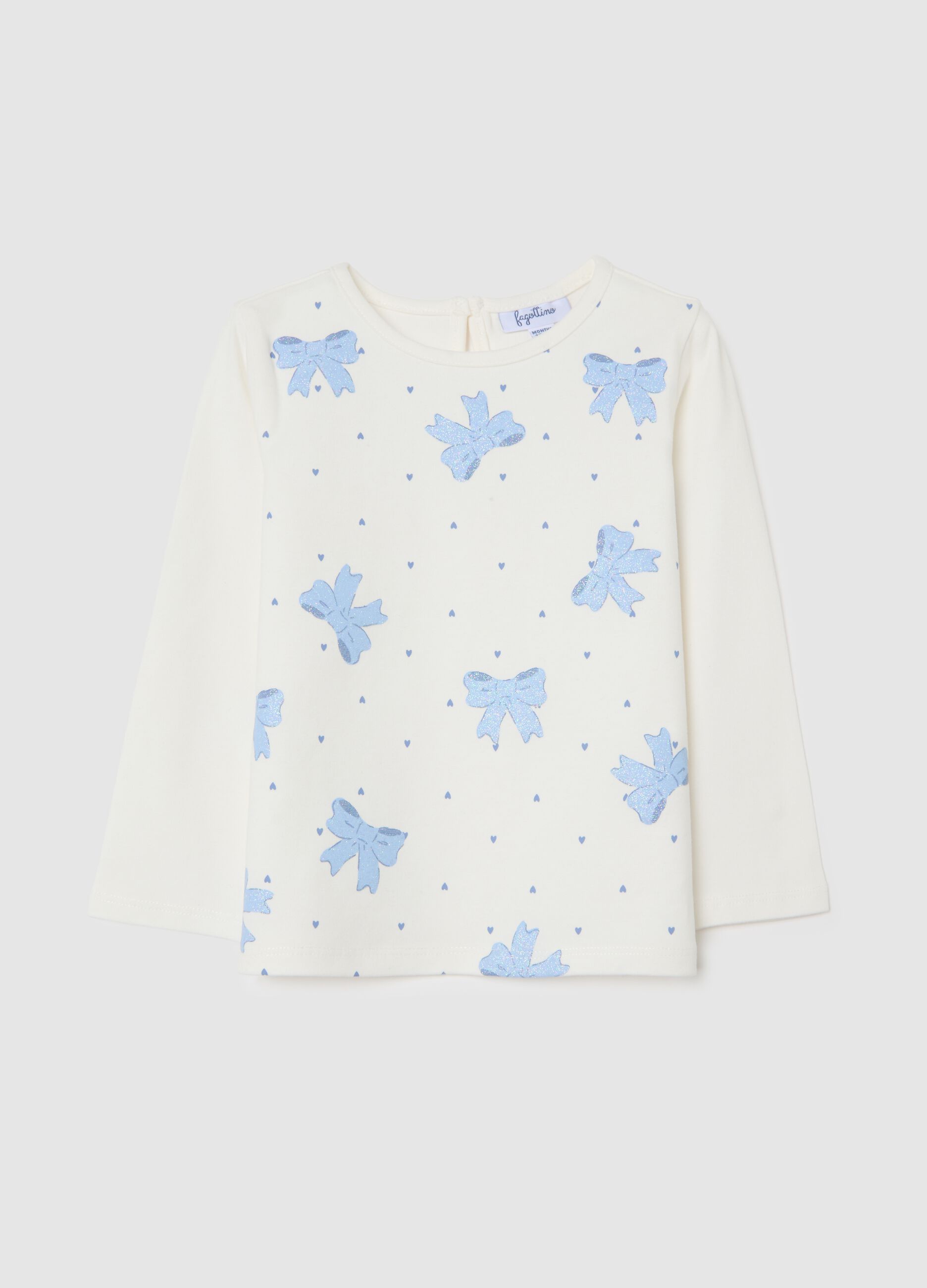 Multicolour regular fit cotton girl's T-shirt